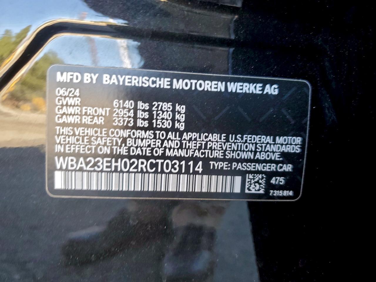 2024 BMW 740 i