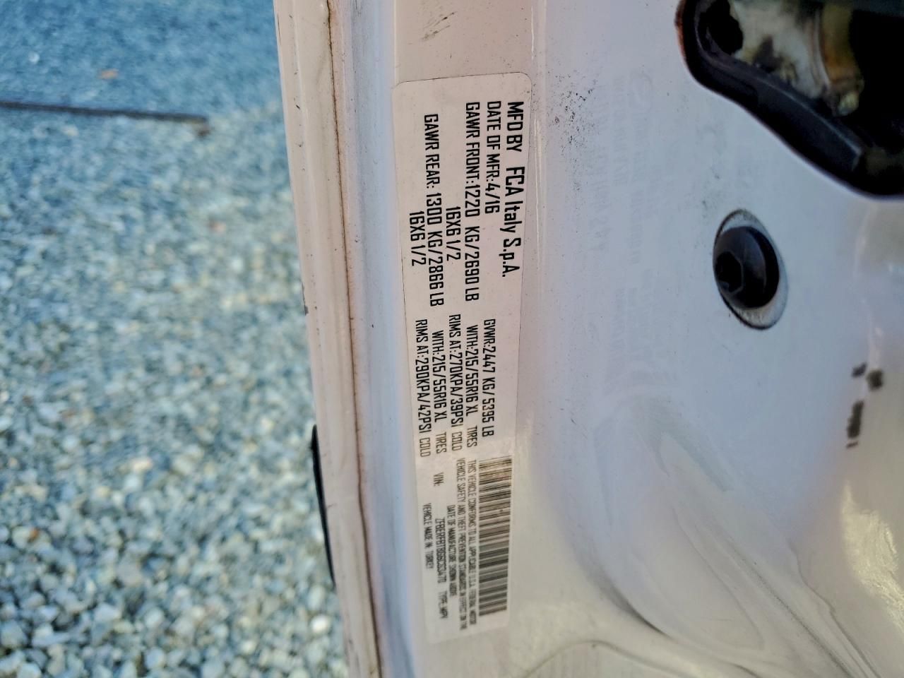 2016 Dodge Ram Promaster City Utility / Service van