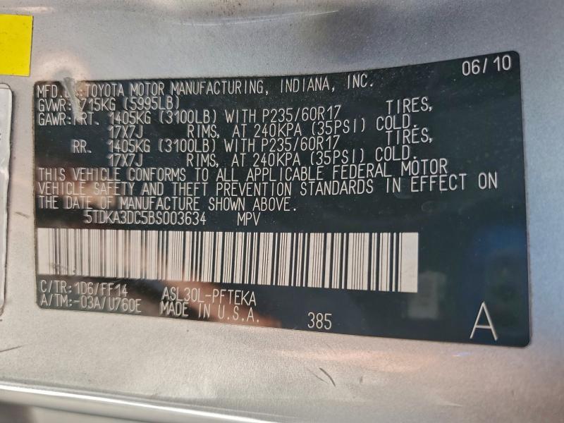 2011 Toyota Sienna Base
