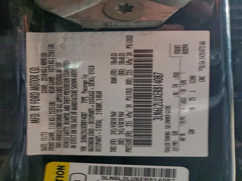 2014 Lincoln Mkz Hybrid