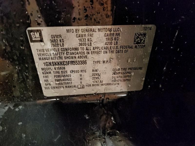 2015 Chevrolet Suburban K1500 ltz