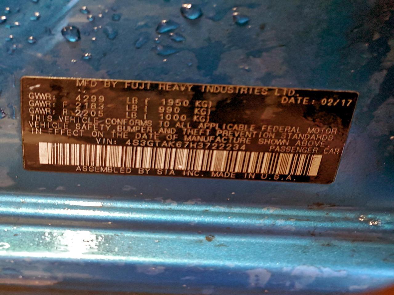 2017 Subaru Impreza Sport