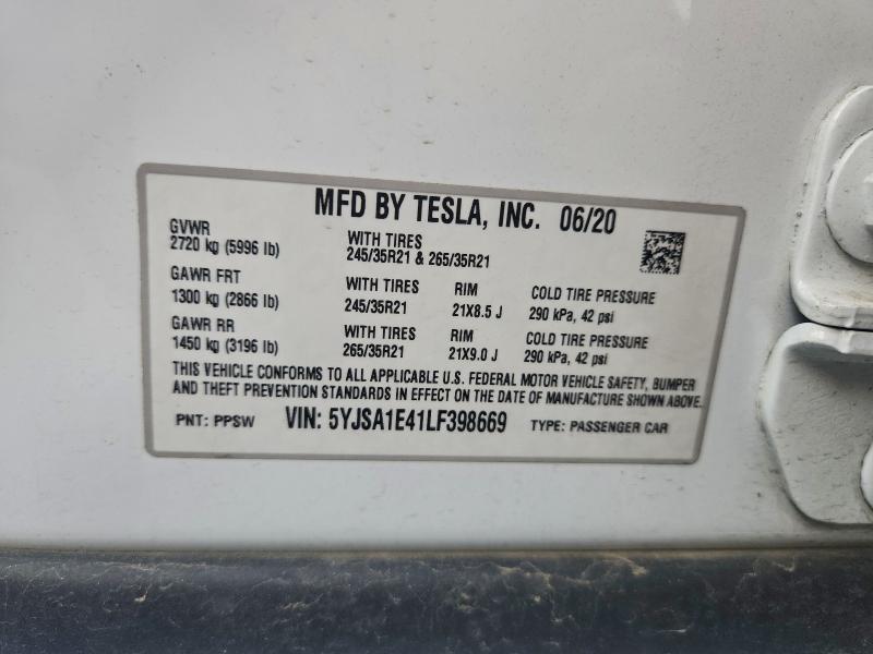 2020 Tesla Model s