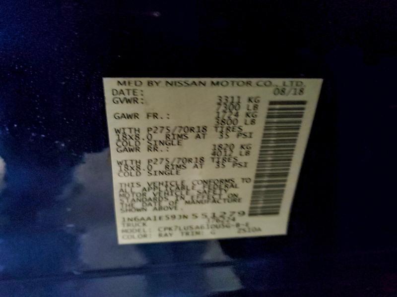 2018 Nissan Titan sv