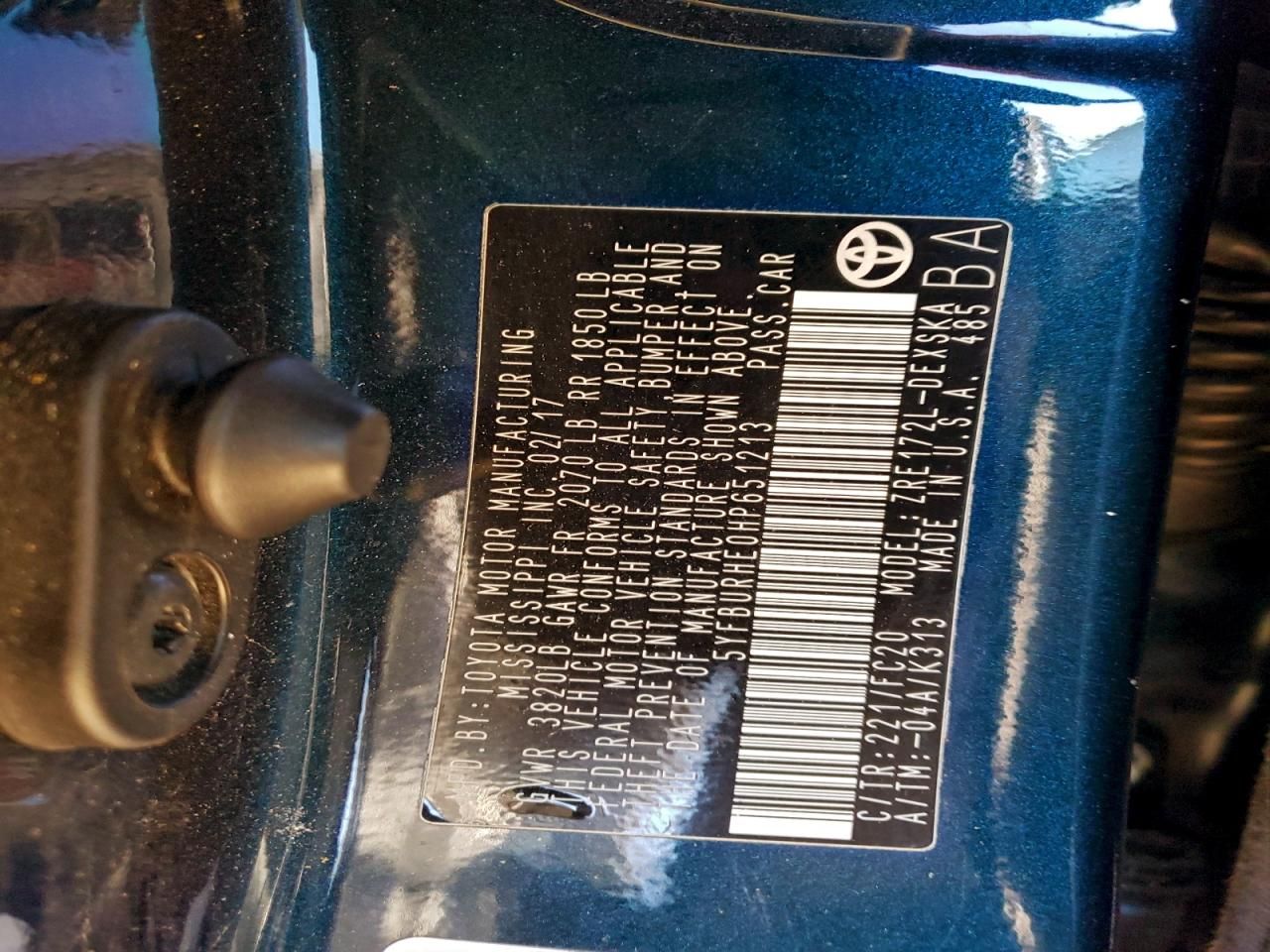 2017 Toyota Corolla l