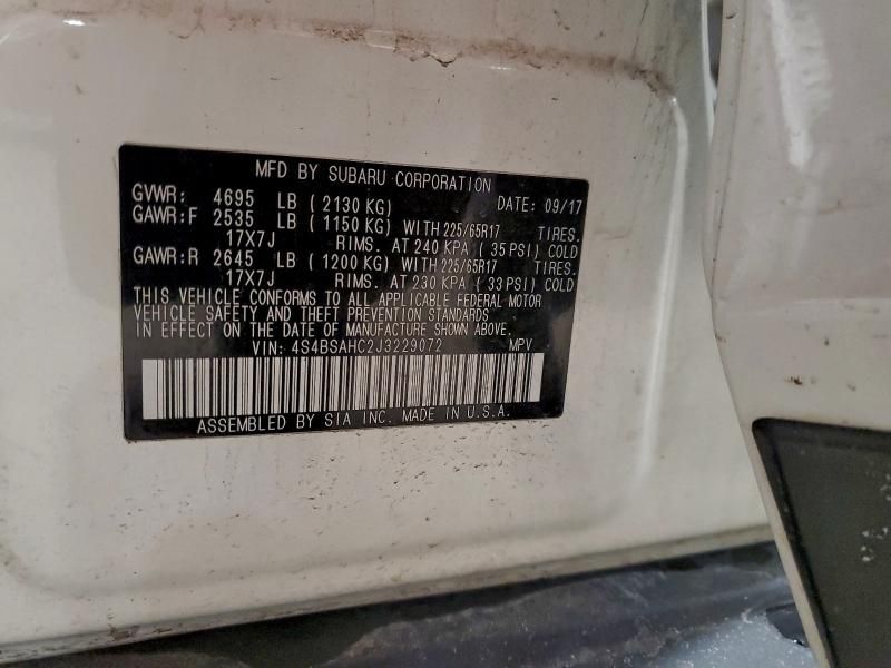 2018 Subaru Outback 2.5i Premium