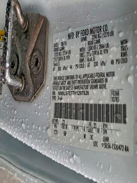 2017 Ford Transit Connect Delivery Van