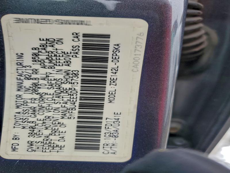 2013 Toyota Corolla Base
