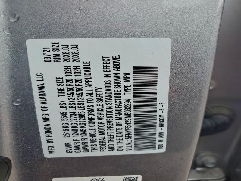 2021 Honda Pilot se