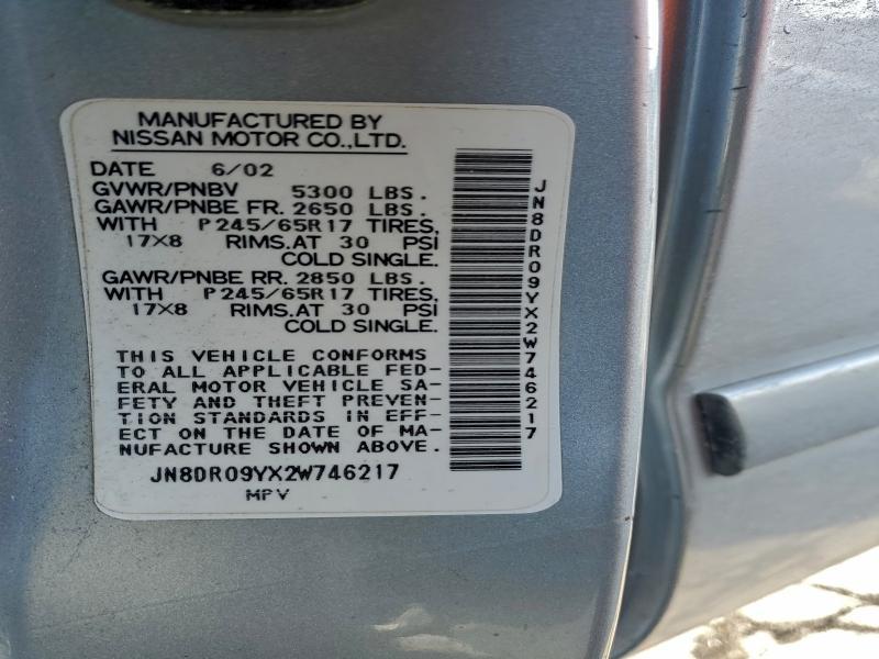 2002 Nissan Pathfinder le