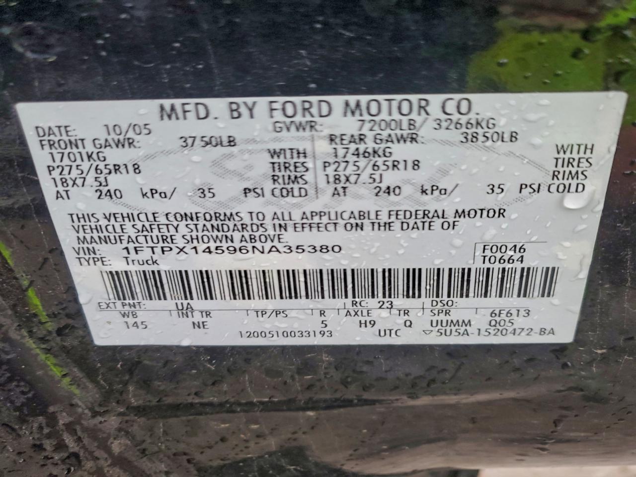 2006 Ford F150
