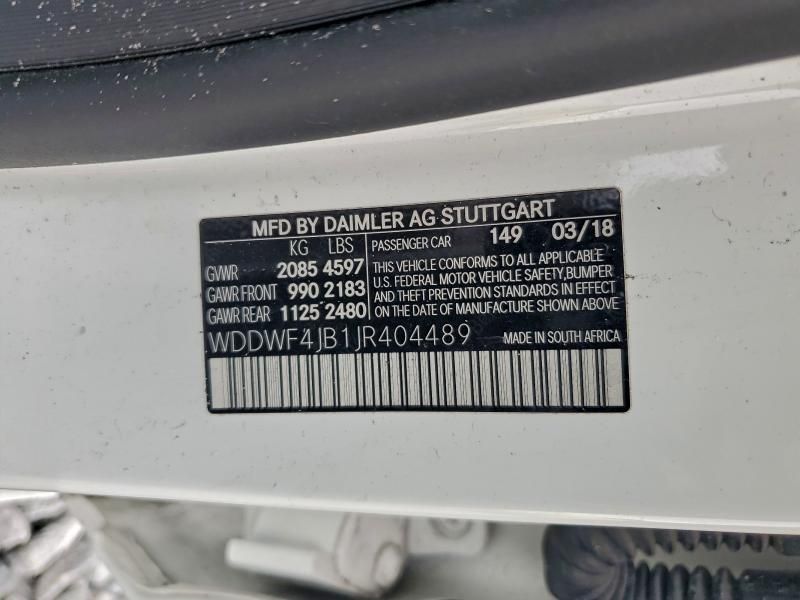 2018 Mercedes-Benz C300