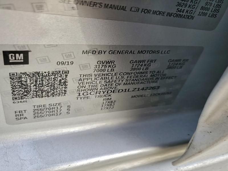 2020 Chevrolet Silverado K1500 lt