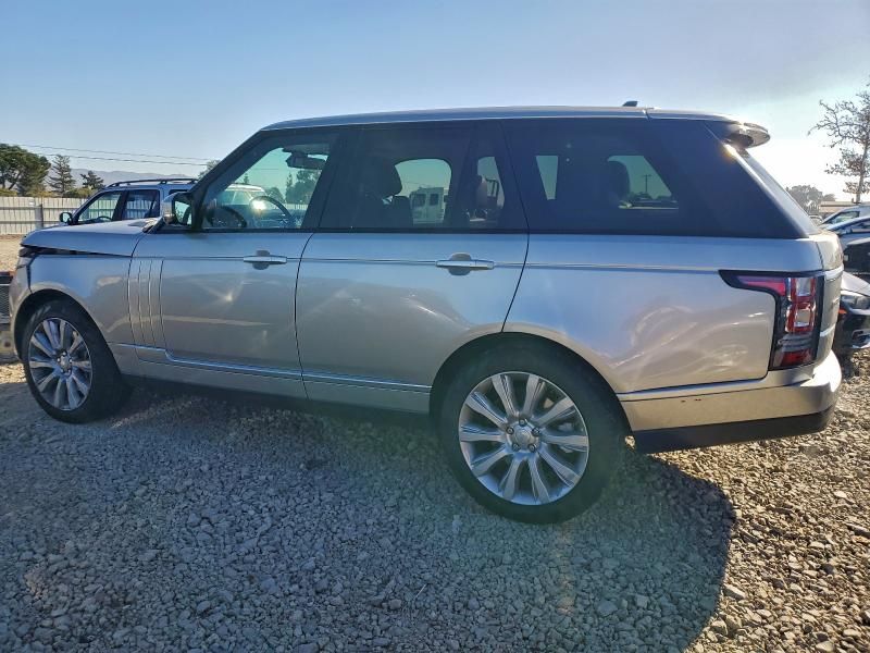 2016 Land Rover Range Rover Supercharged