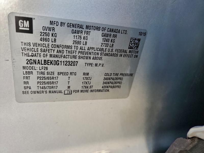 2016 Chevrolet Equinox ls