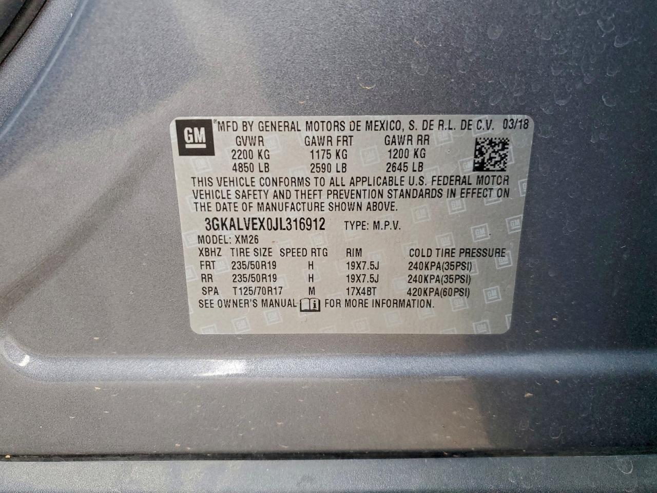 2018 GMC Terrain slt