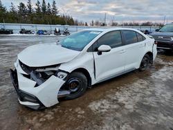 Salvage cars for sale from Copart Bowmanville, ON: 2020 Toyota Corolla se