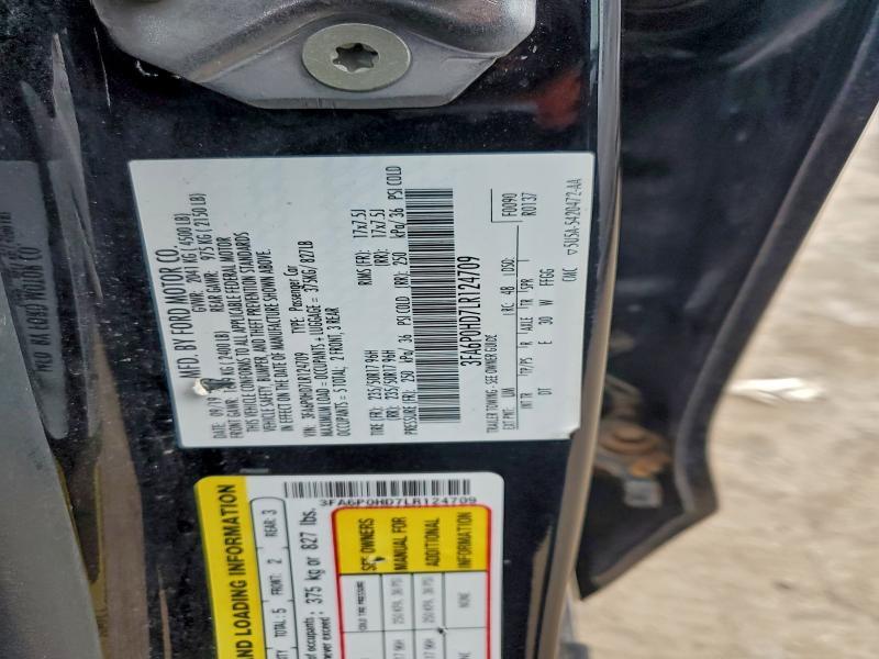 2020 Ford Fusion se
