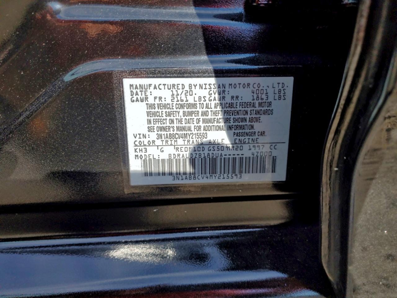 2021 Nissan Sentra sv