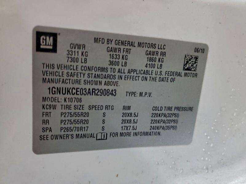 2010 Chevrolet Tahoe K1500 ltz