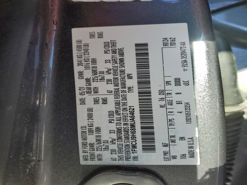 2021 Ford Escape sel