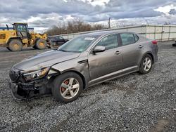 KIA Vehiculos salvage en venta: 2015 KIA Optima lx