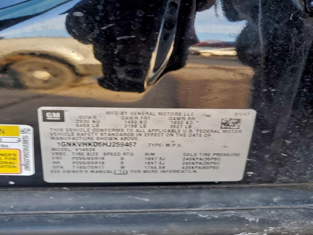 2017 Chevrolet Traverse lt