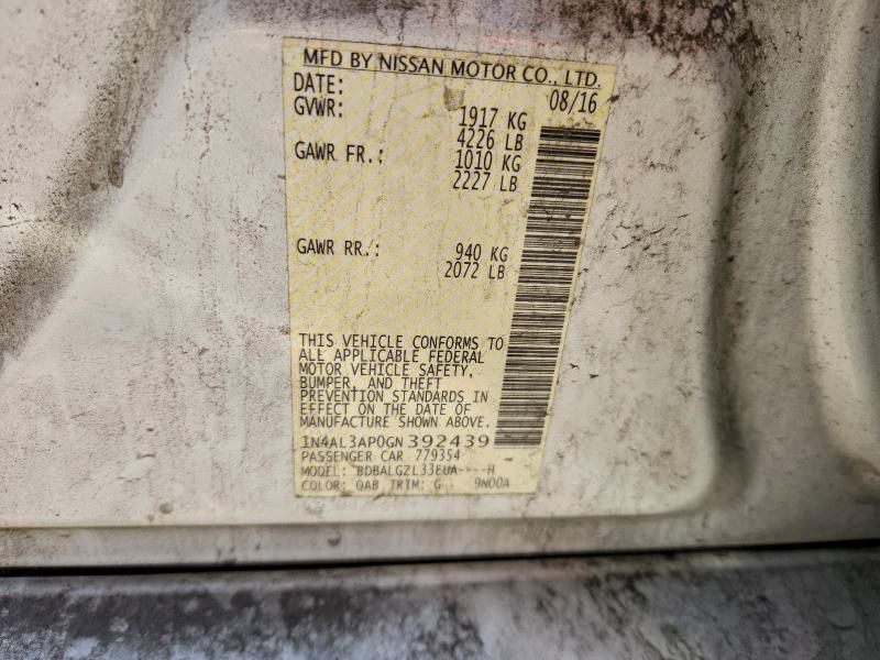 2016 Nissan Altima 2.5