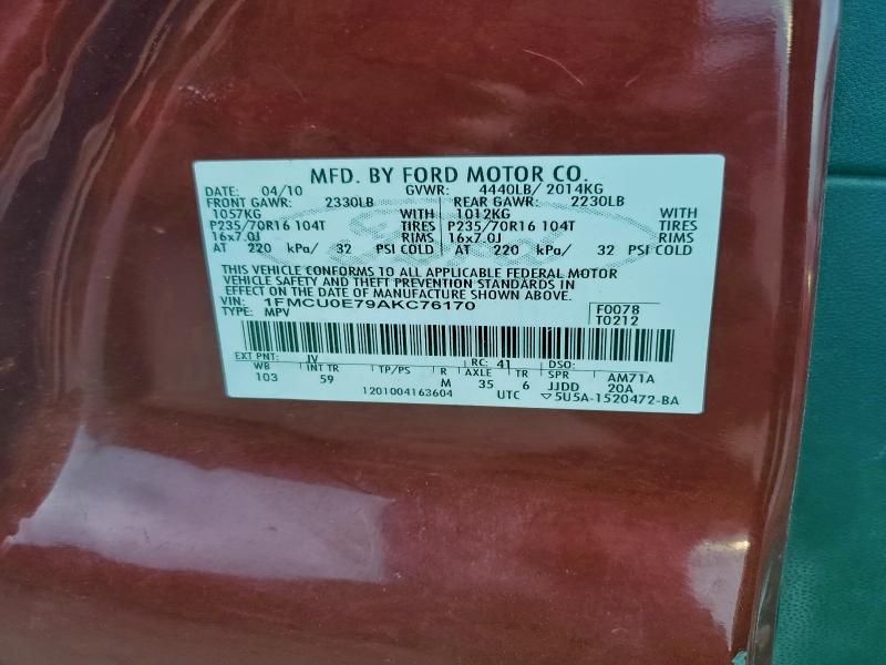 2010 Ford Escape Limited