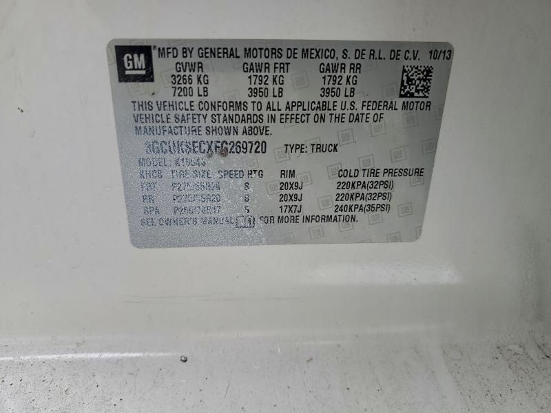 2014 Chevrolet Silverado K1500 LTZ