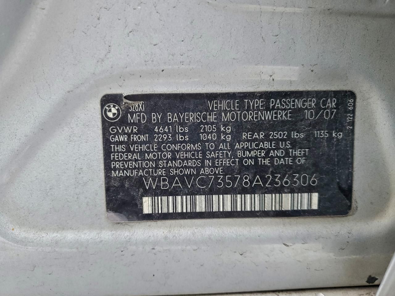 2008 BMW 328 xi Sulev