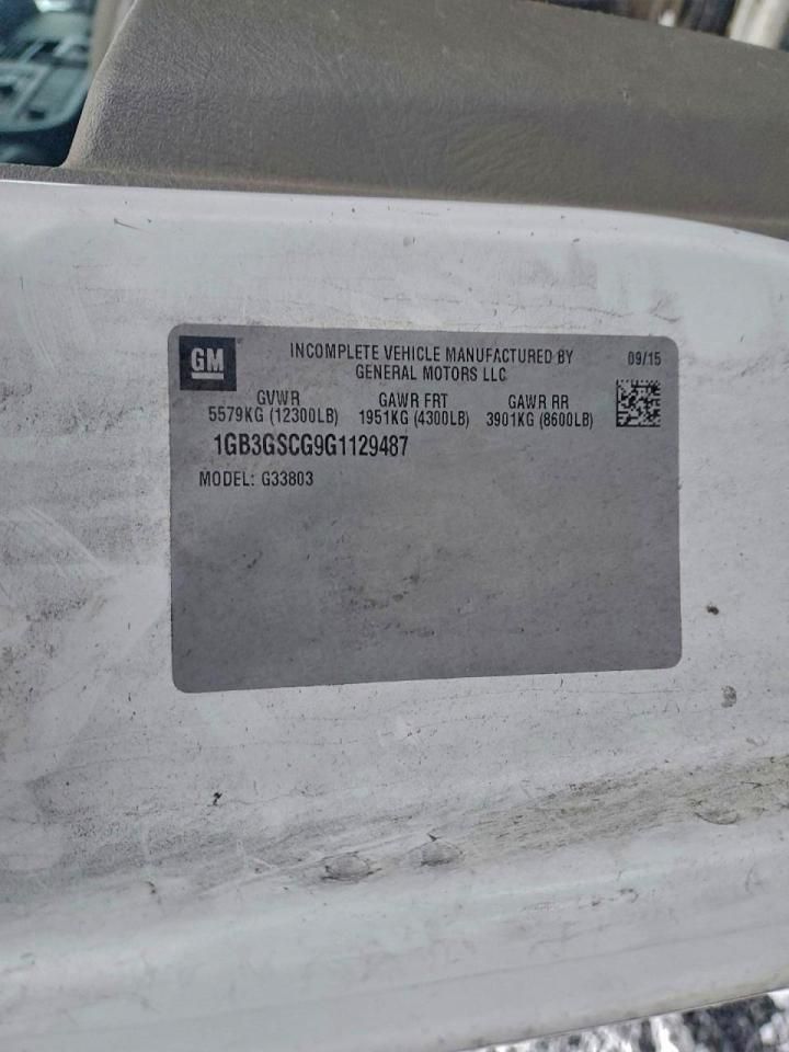 2016 Chevrolet Express BOX Truck