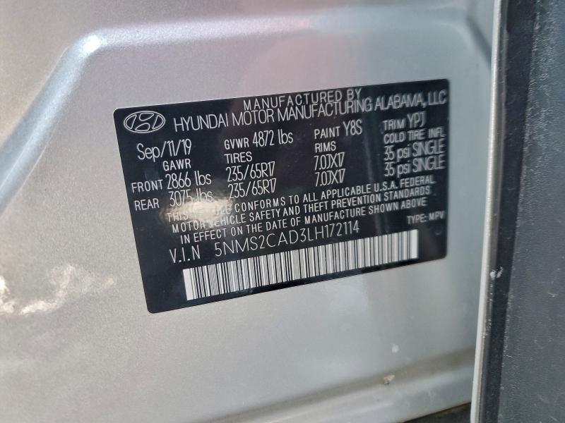 2020 Hyundai Santa fe se