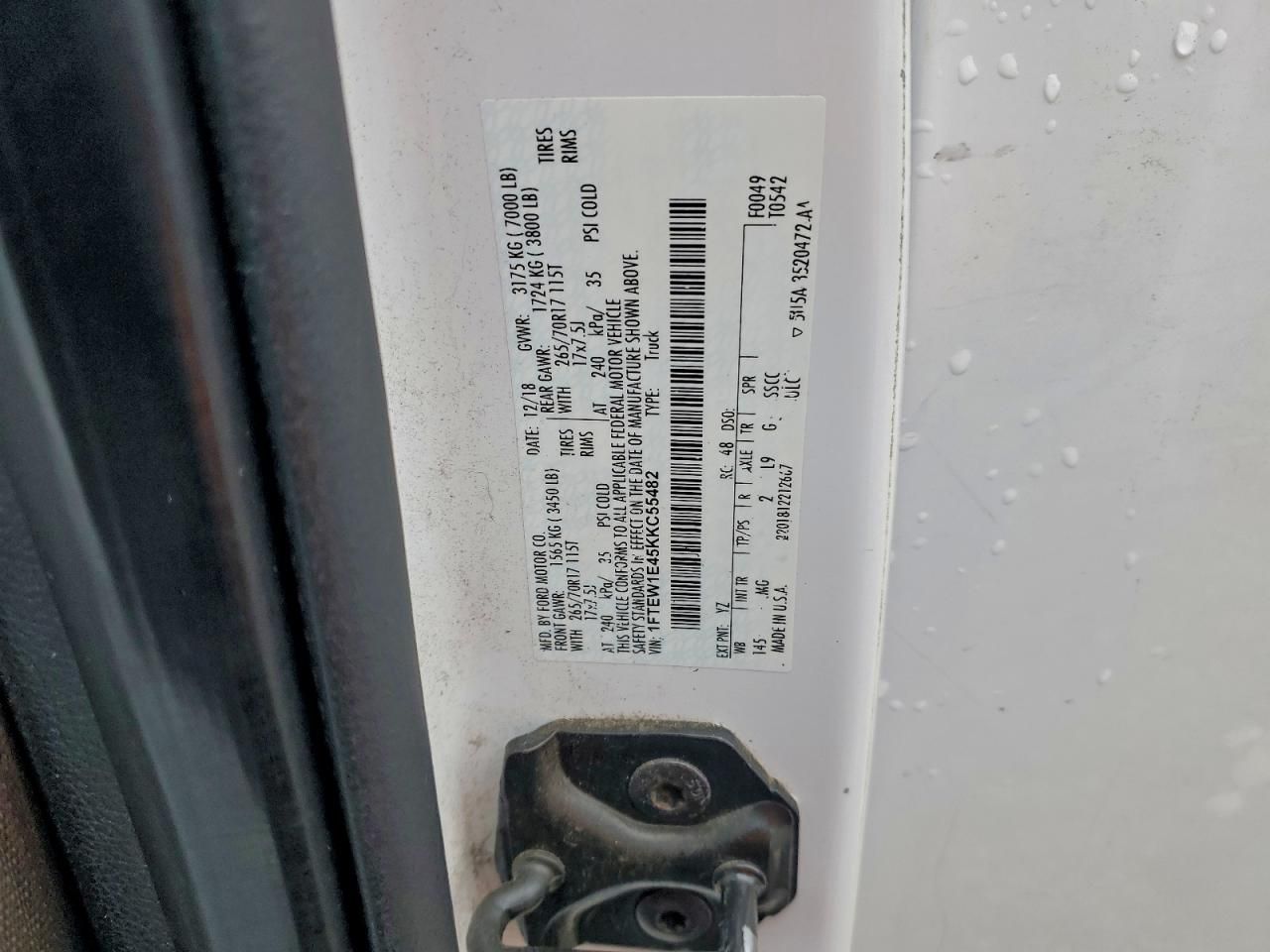 2019 Ford F150 Supercrew