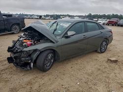 Hyundai salvage cars for sale: 2025 Hyundai Elantra Blue