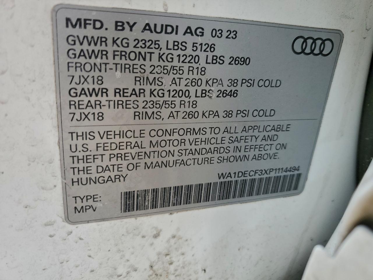 2023 Audi Q3 Premium s Line 45