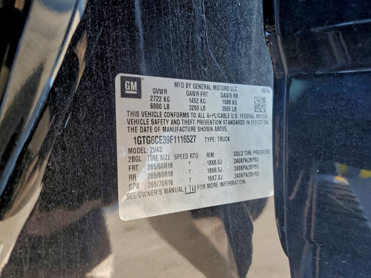 2015 GMC Canyon slt