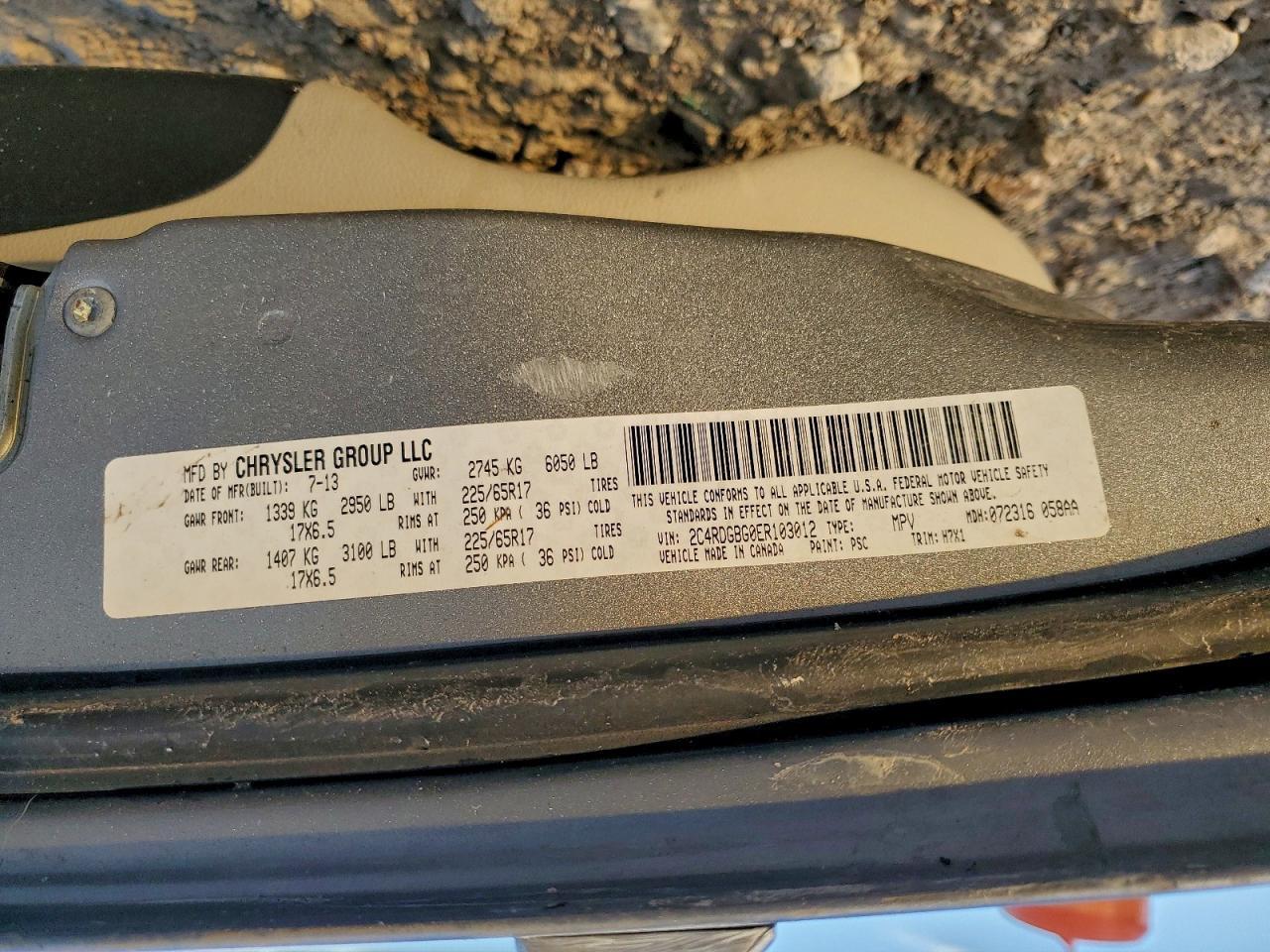 2014 Dodge Grand Caravan se