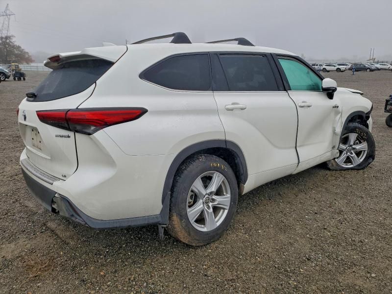 2020 Toyota Highlander Hybrid le