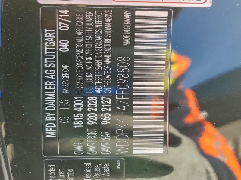 2015 Mercedes-Benz Slk 250