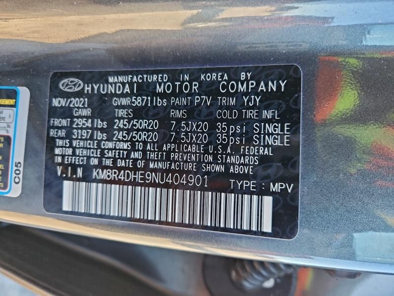 2022 Hyundai Palisade sel