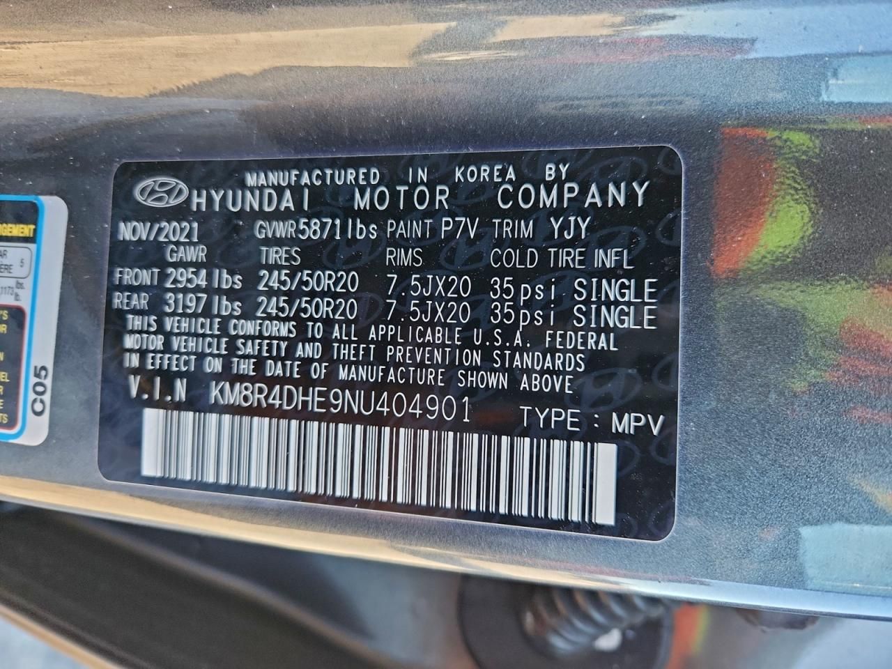 2022 Hyundai Palisade sel