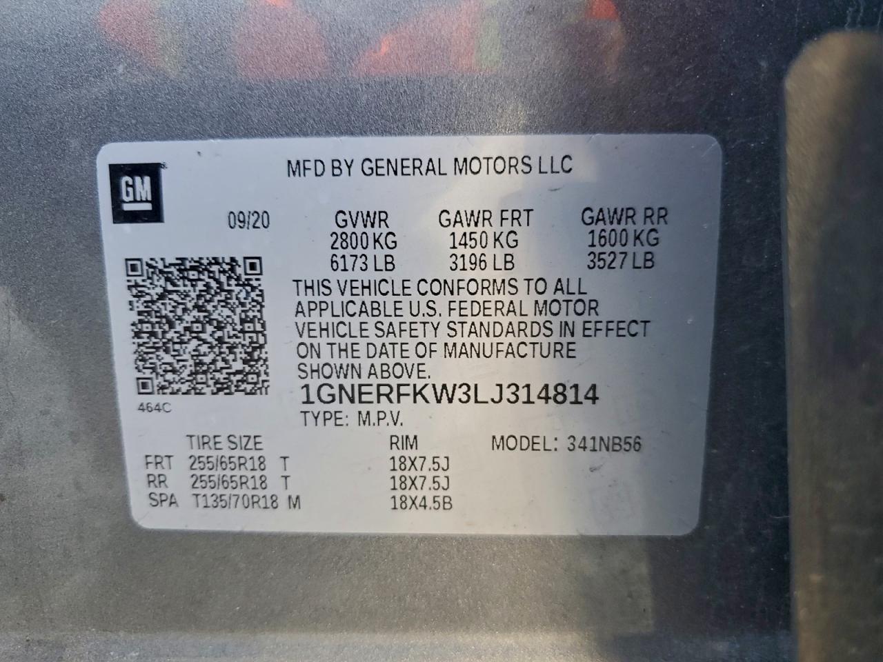 2020 Chevrolet Traverse ls