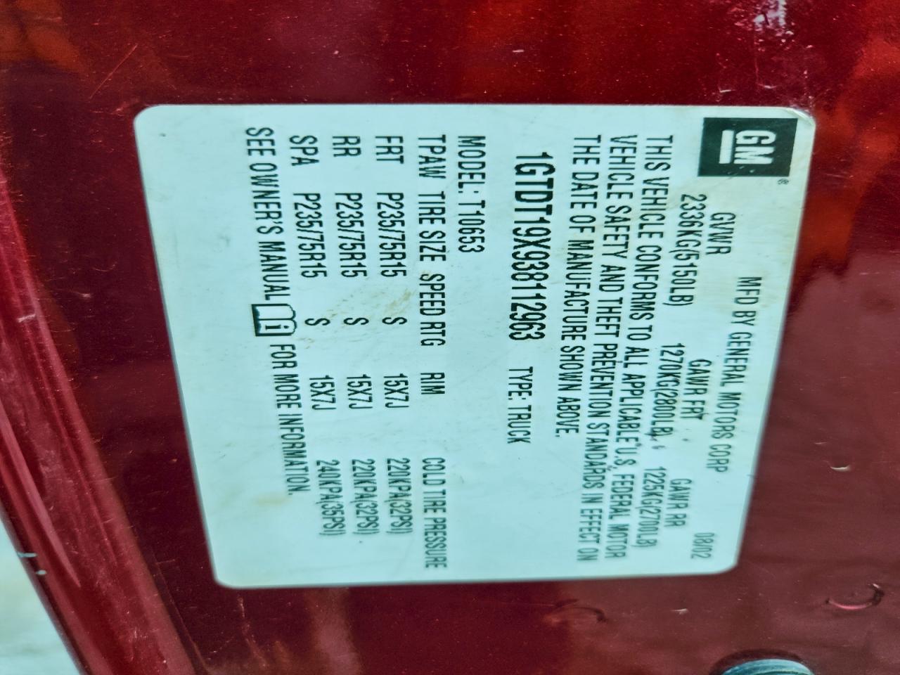 2003 GMC Sonoma