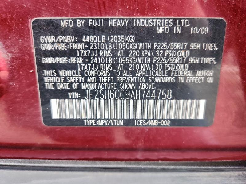 2010 Subaru Forester 2.5x Premium