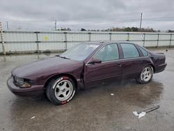 Chevrolet Caprice salvage cars for sale: 1996 Chevrolet Caprice / Impala Classic ss