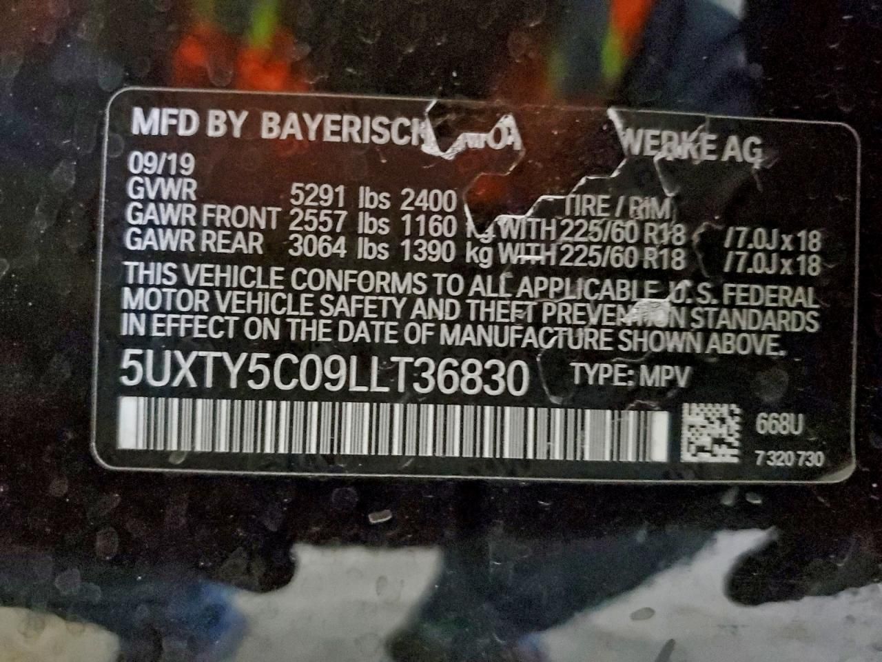 2020 BMW X3 Xdrive30i