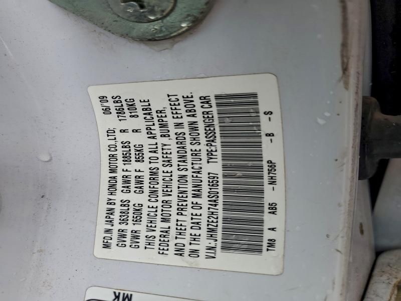 2010 Honda Insight ex