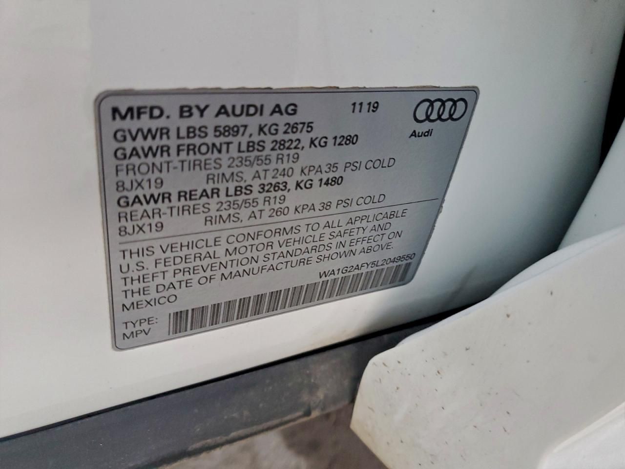 2020 Audi Q5 e Premium