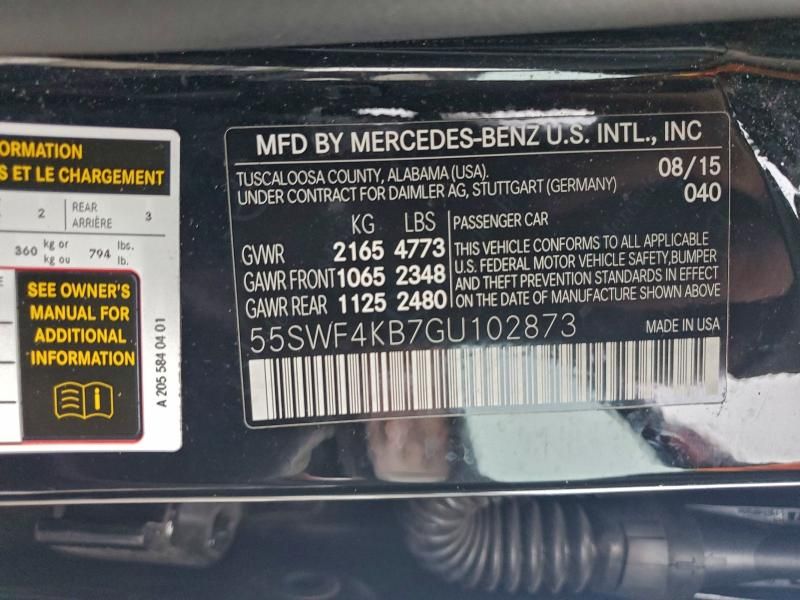 2016 Mercedes-Benz C 300 4matic